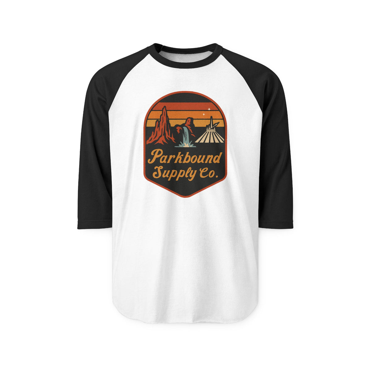 The Triple Mountain Badge Raglan Shirt