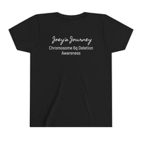 Joey's Journey Chromosome 6q Deletion Awareness Bella Canvas Youth Short Sleeve Tee