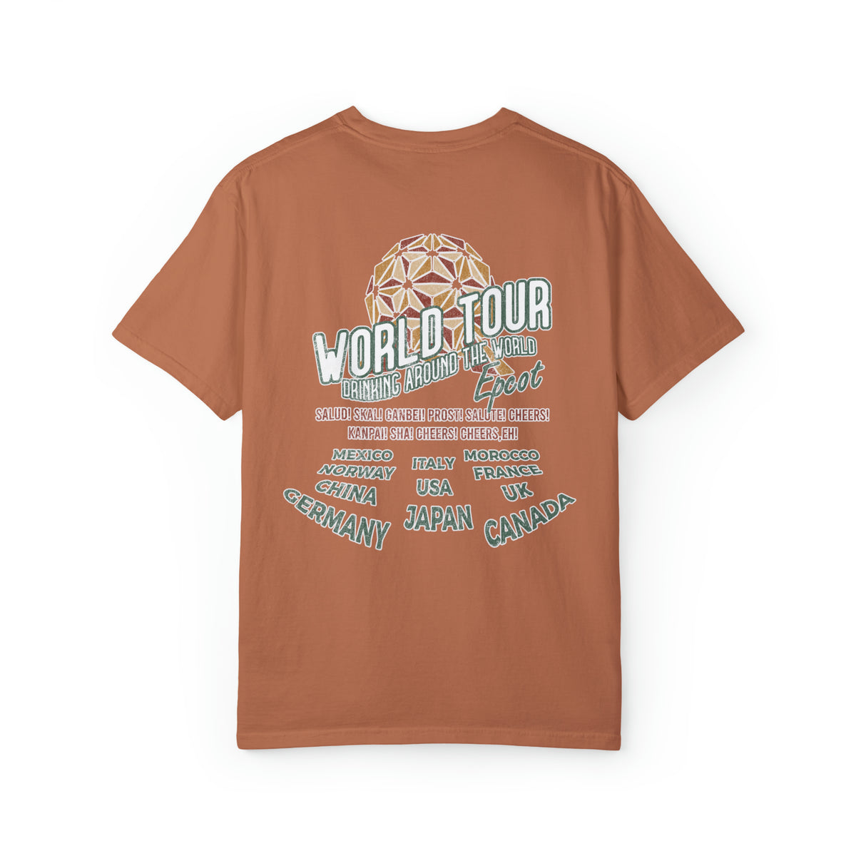 World Tour Comfort Colors Unisex Garment-Dyed T-shirt