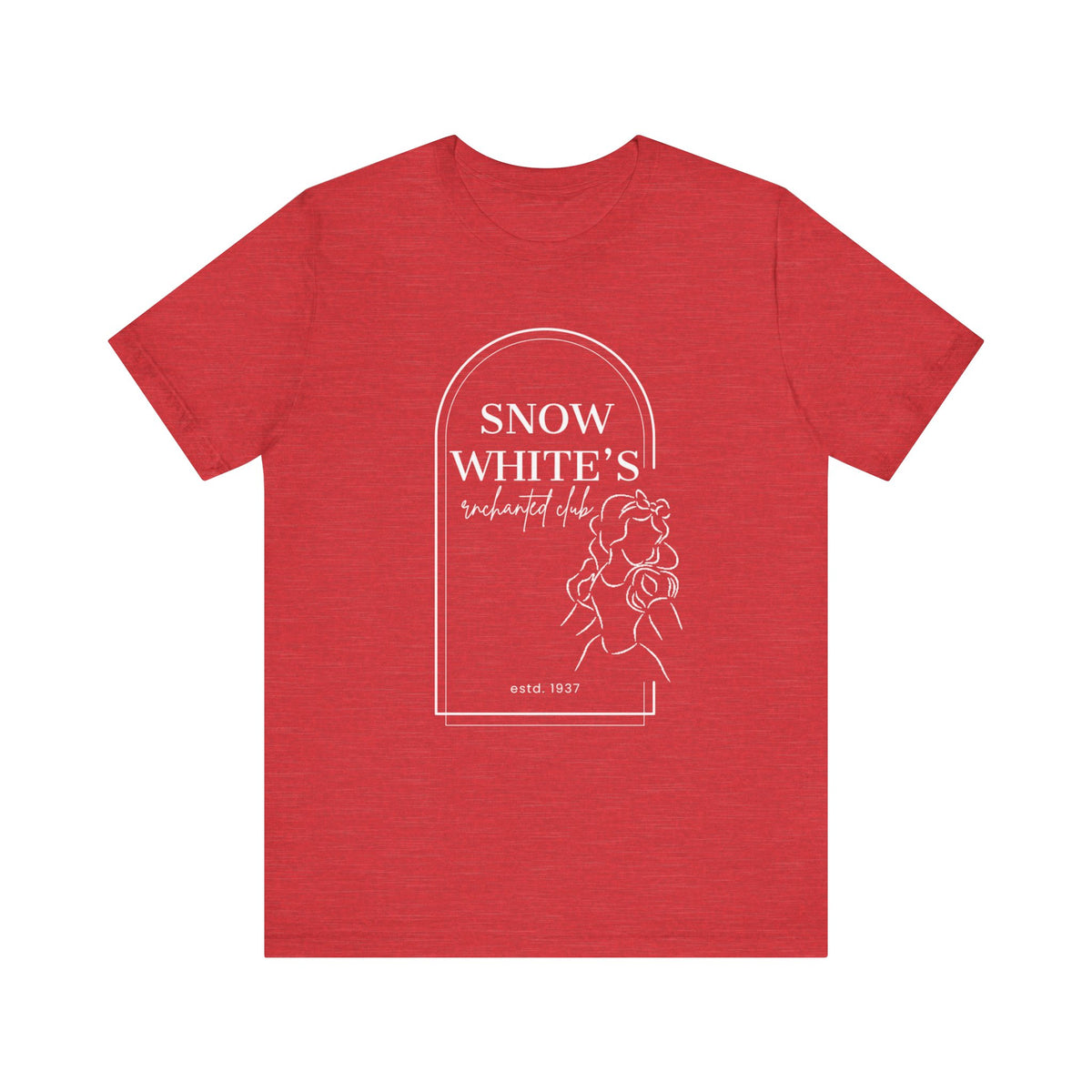 Snow White's Enchanted Club Bella Canvas Unisex Jersey Short Sleeve Tee