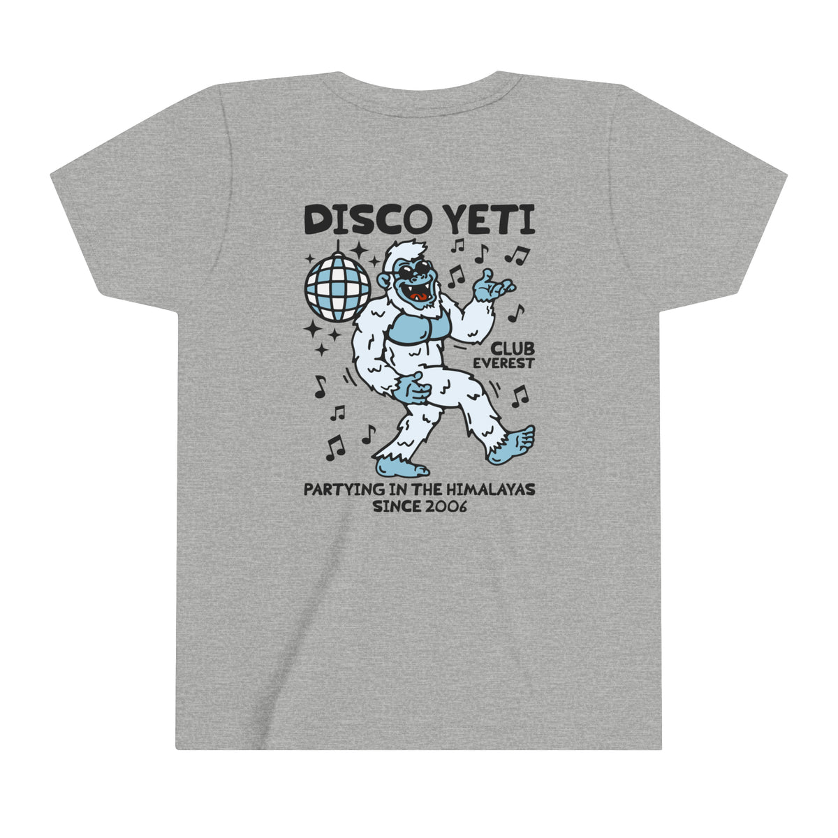 Disco Yeti Bella Canvas Youth Short Sleeve Tee