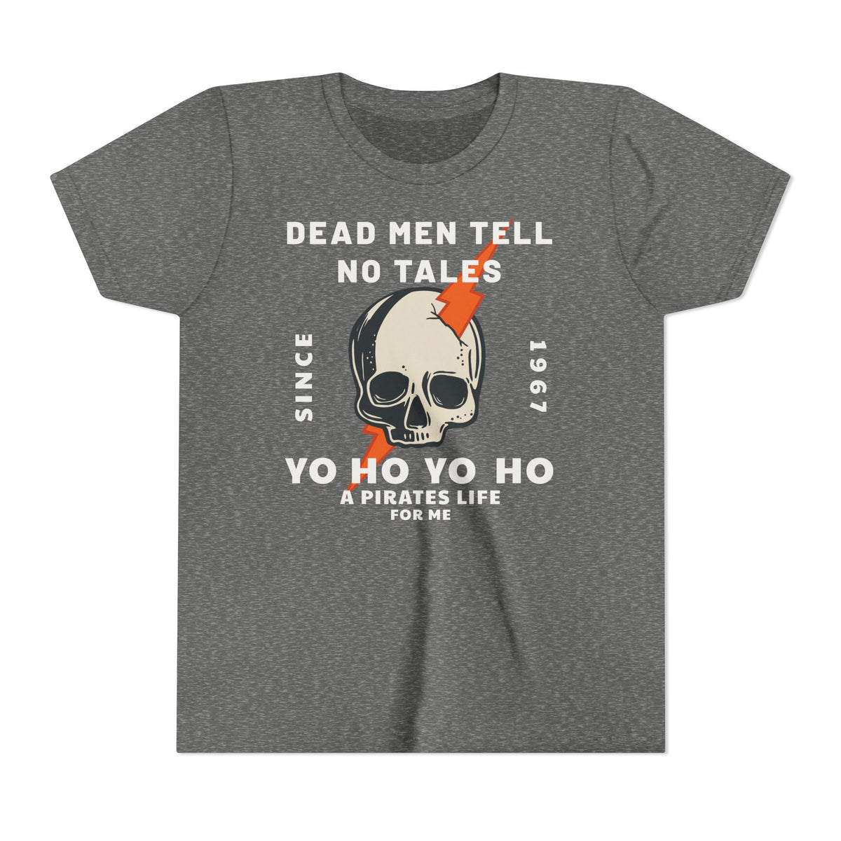 Dead Men Tell No Tales Bella Canvas Youth Short Sleeve Tee