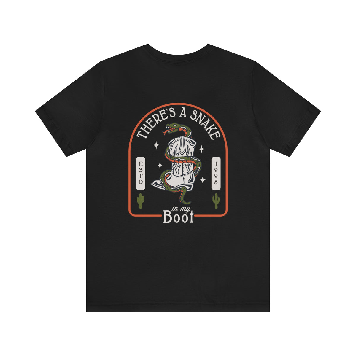 There's A Snake In My Boot Bella Canvas Unisex Jersey Short Sleeve Tee