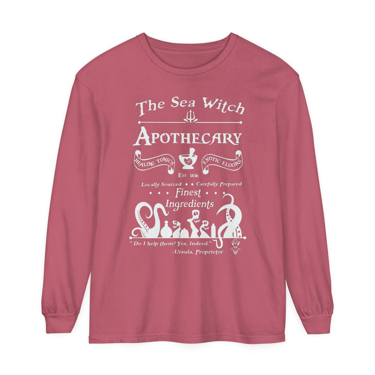 Sea Witch Apothecary Comfort Colors Unisex Garment-dyed Long Sleeve T-Shirt