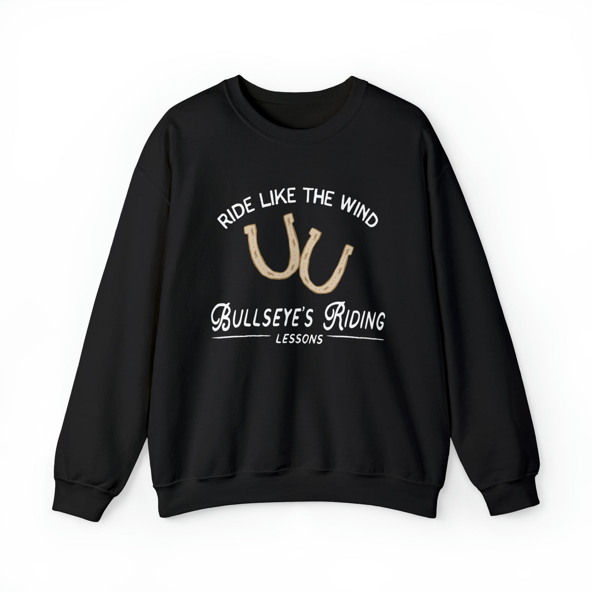 Bullseye's Riding Lessons Gildan Unisex Heavy Blend™ Crewneck Sweatshirt