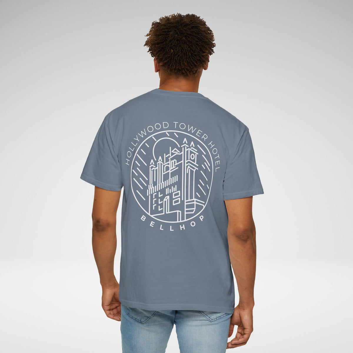 Hollywood Tower Hotel Bellhop Comfort Colors Unisex Garment-Dyed T-shirt