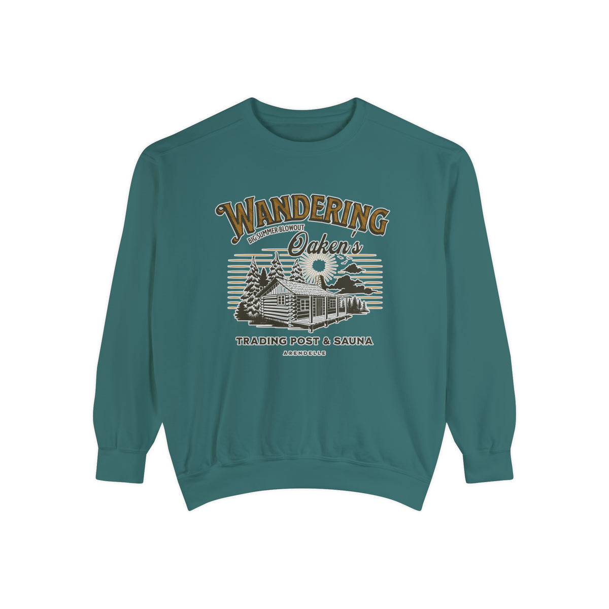 Wandering Oaken’s Trading Post Comfort Colors Unisex Garment-Dyed Sweatshirt