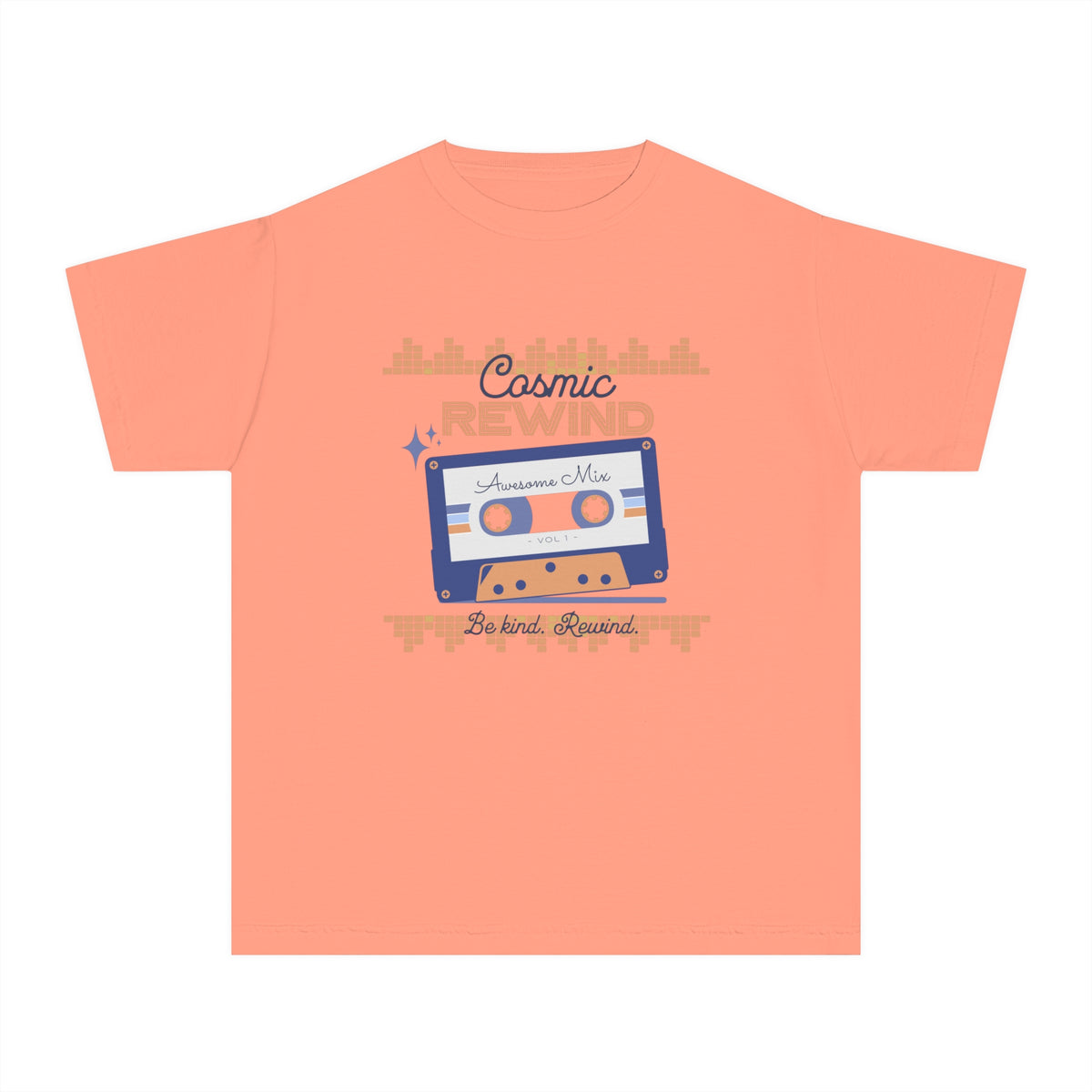 Cosmic Rewind Comfort Colors Youth Midweight Tee