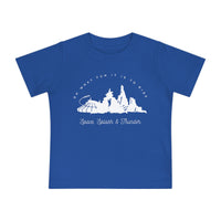 Oh What Fun It Is To Ride Bella Canvas Baby Short Sleeve T-Shirt