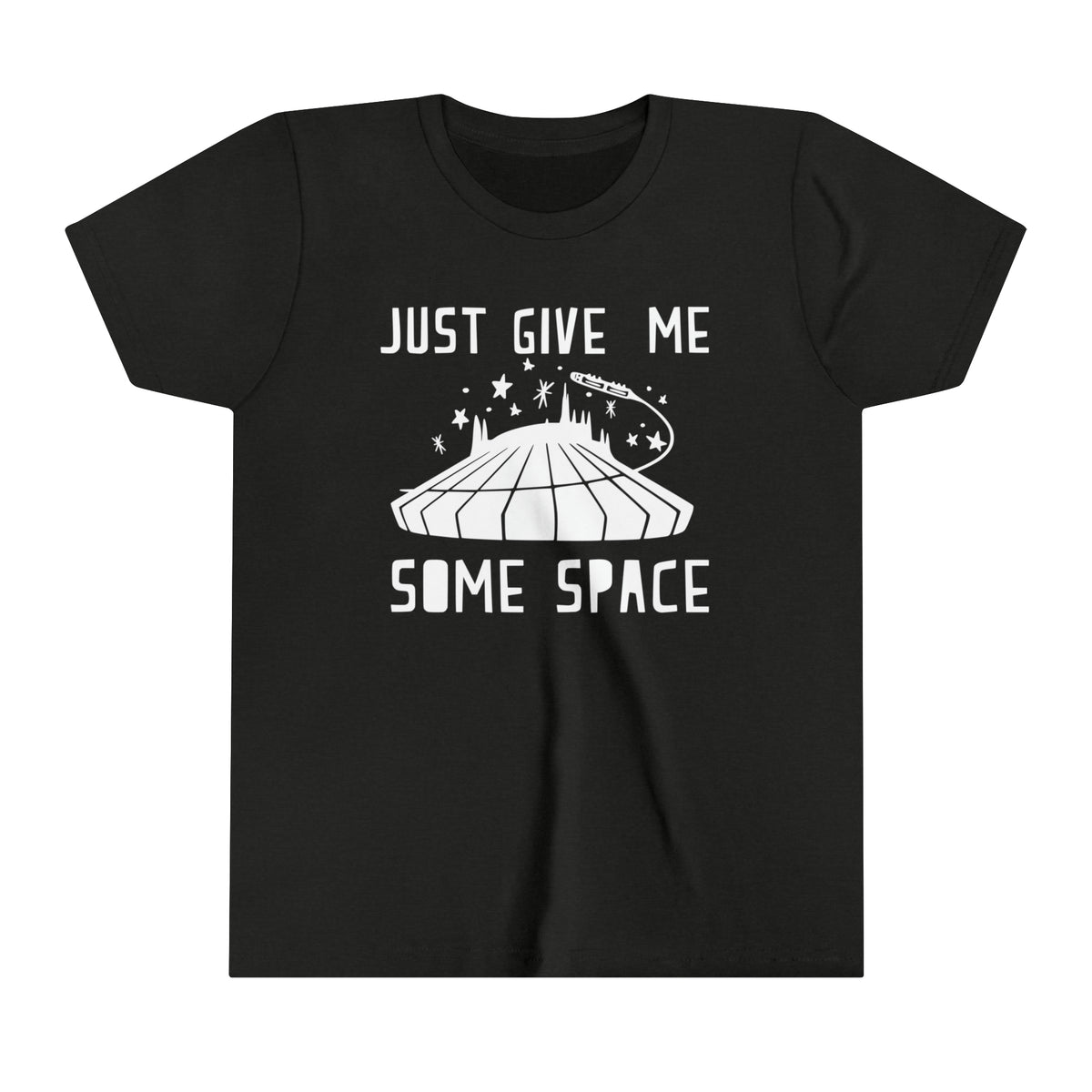Just Give Me Some Space Bella Canvas Youth Short Sleeve Tee