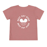 Best Day Ever Bella Canvas Toddler Short Sleeve Tee