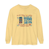 Table For Two Comfort Colors Unisex Garment-dyed Long Sleeve T-Shirt