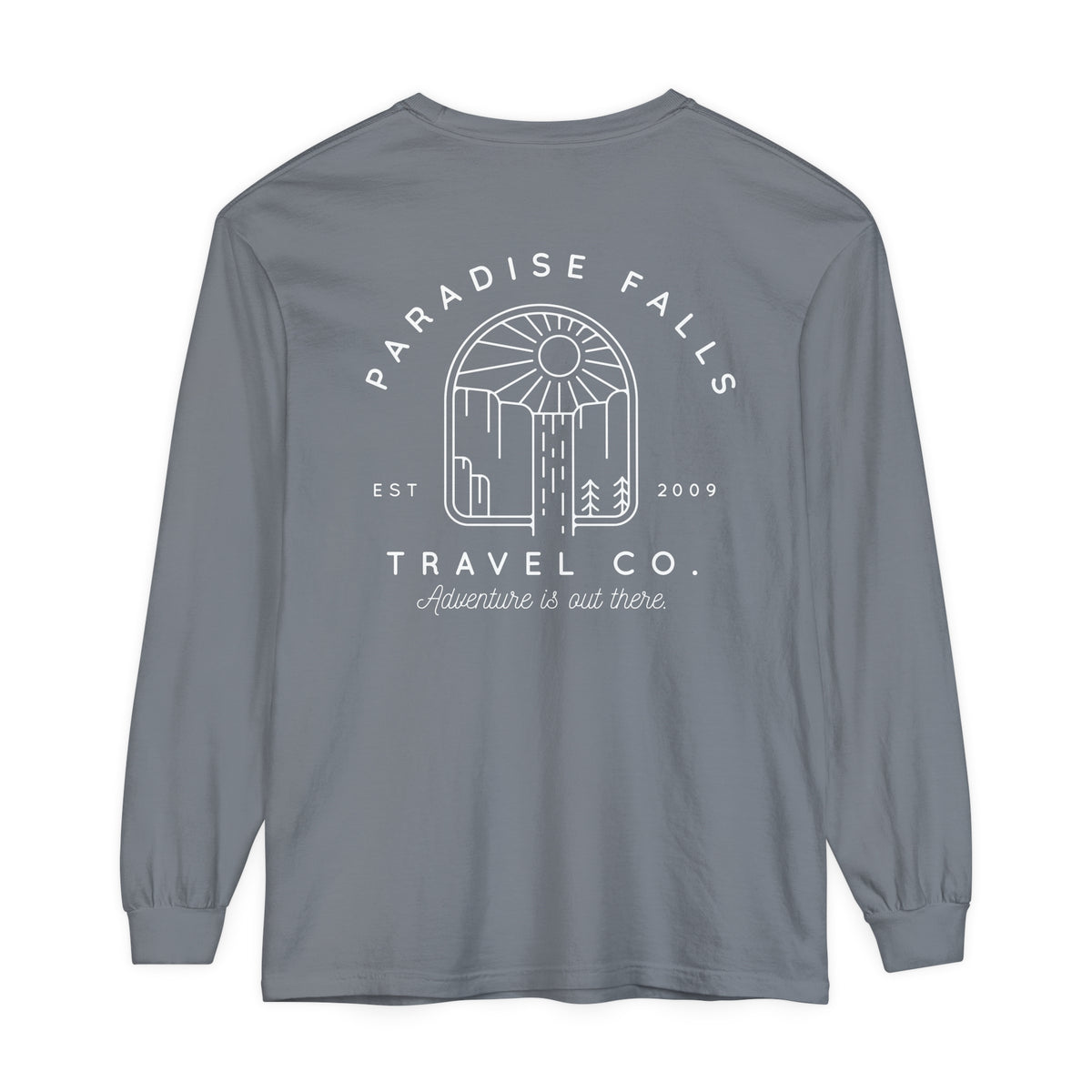 Paradise Falls Comfort Colors Unisex Garment-dyed Long Sleeve T-Shirt