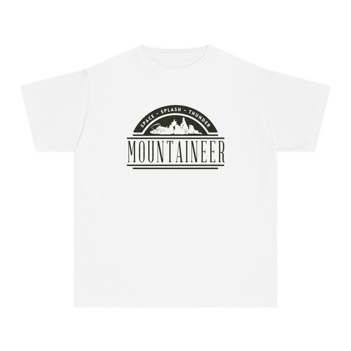 Mountaineer Comfort Colors Youth Midweight Tee