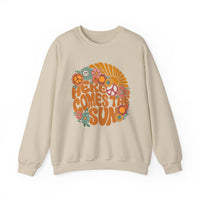 Here Comes The Sun Gildan Unisex Heavy Blend™ Crewneck Sweatshirt