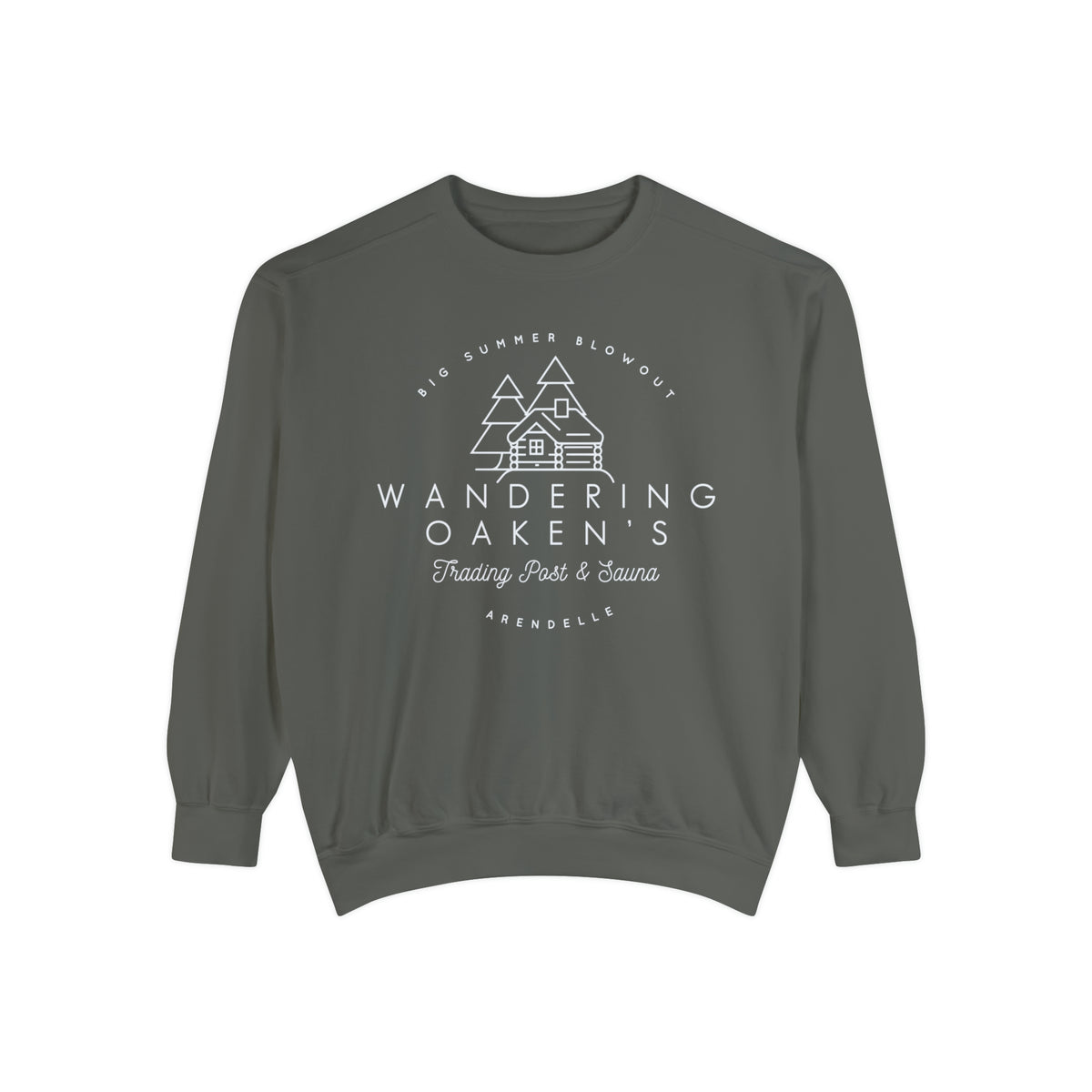 Wandering Oaken’s Trading Post Comfort Colors Unisex Garment-Dyed Sweatshirt