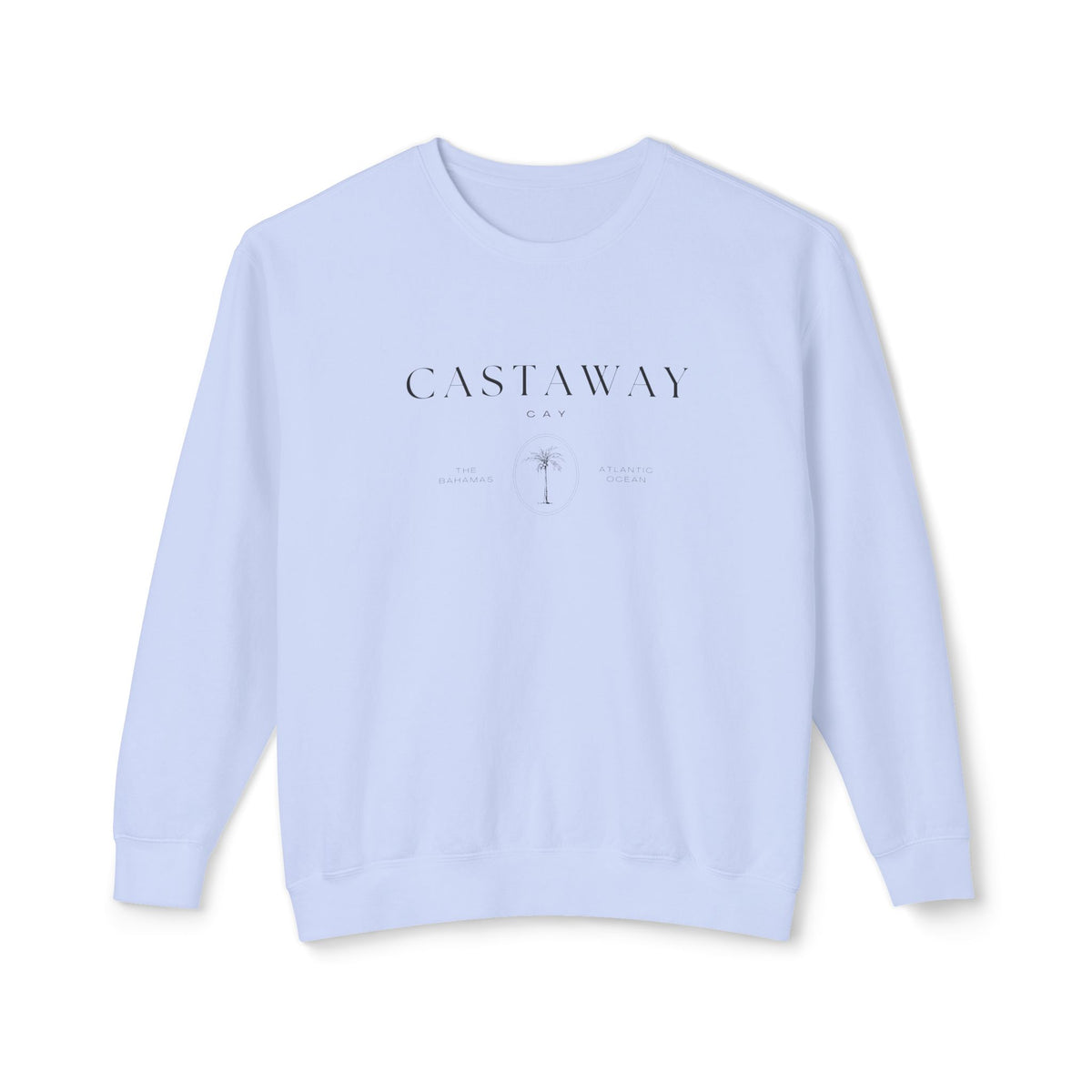 Castaway Cay Unisex Lightweight Comfort Colors Crewneck Sweatshirt