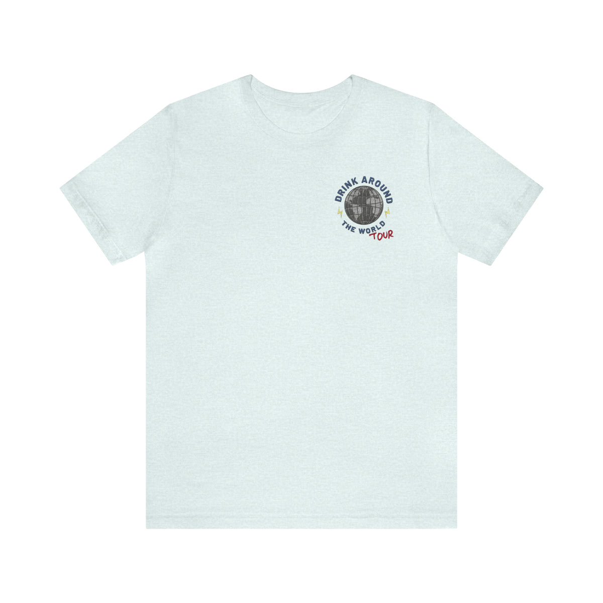 Drink Around The World Tour Bella Canvas Unisex Jersey Short Sleeve Tee