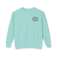 Drink Around the World Tour Unisex Lightweight Comfort Colors Crewneck Sweatshirt