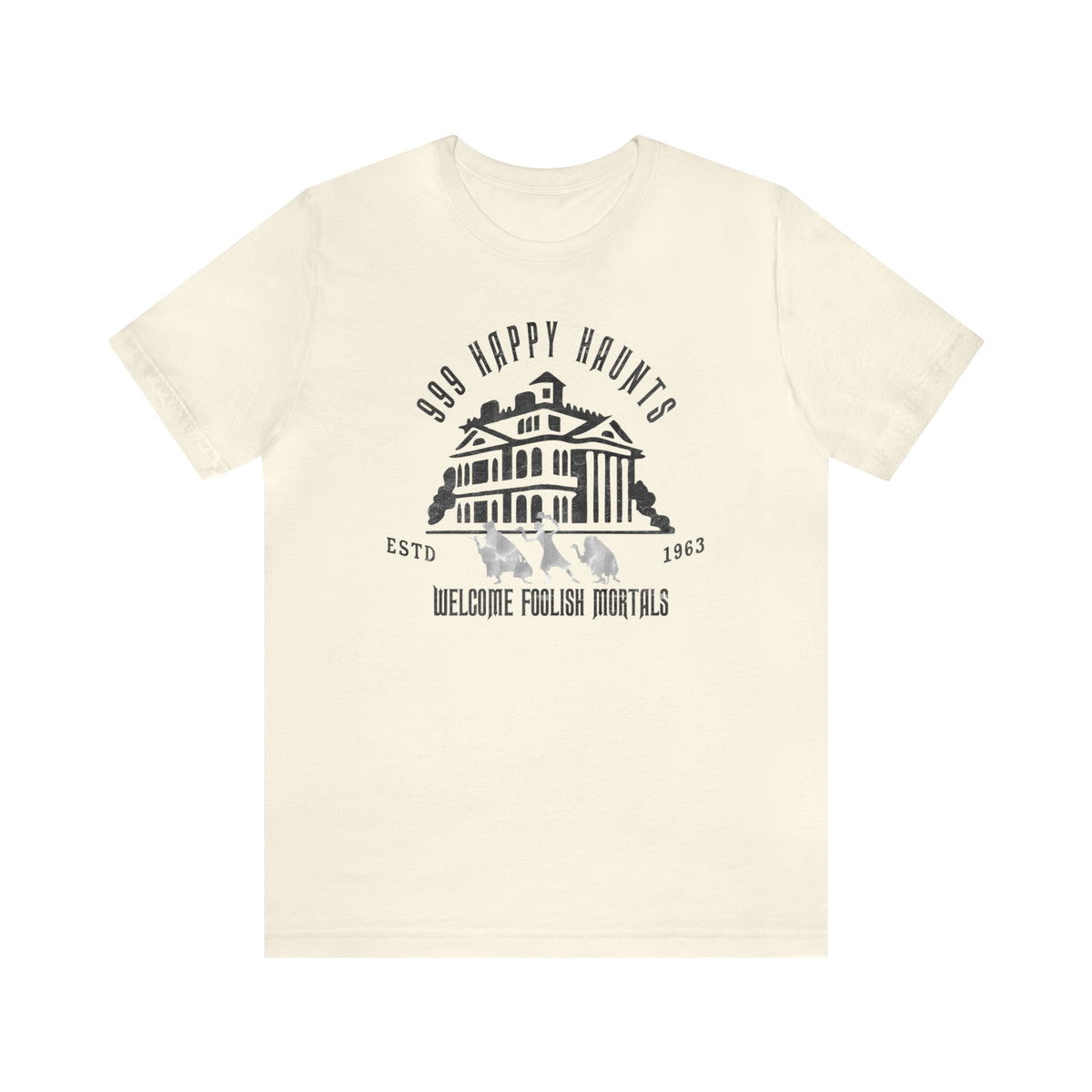 999 Happy Haunts Bella Canvas Unisex Jersey Short Sleeve Tee