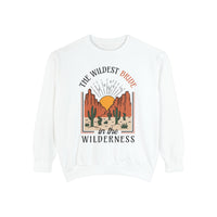 Wildest Bride In The Wilderness Comfort Colors Unisex Garment-Dyed Sweatshirt