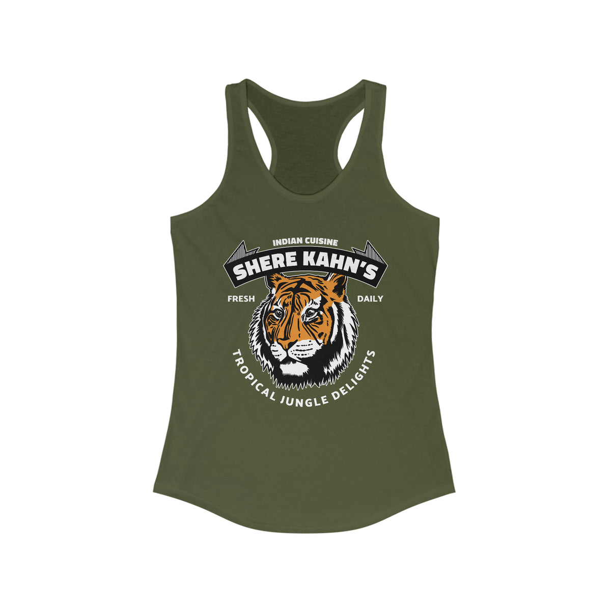 Shere Khan's Indian Cuisine Women's Ideal Racerback Tank