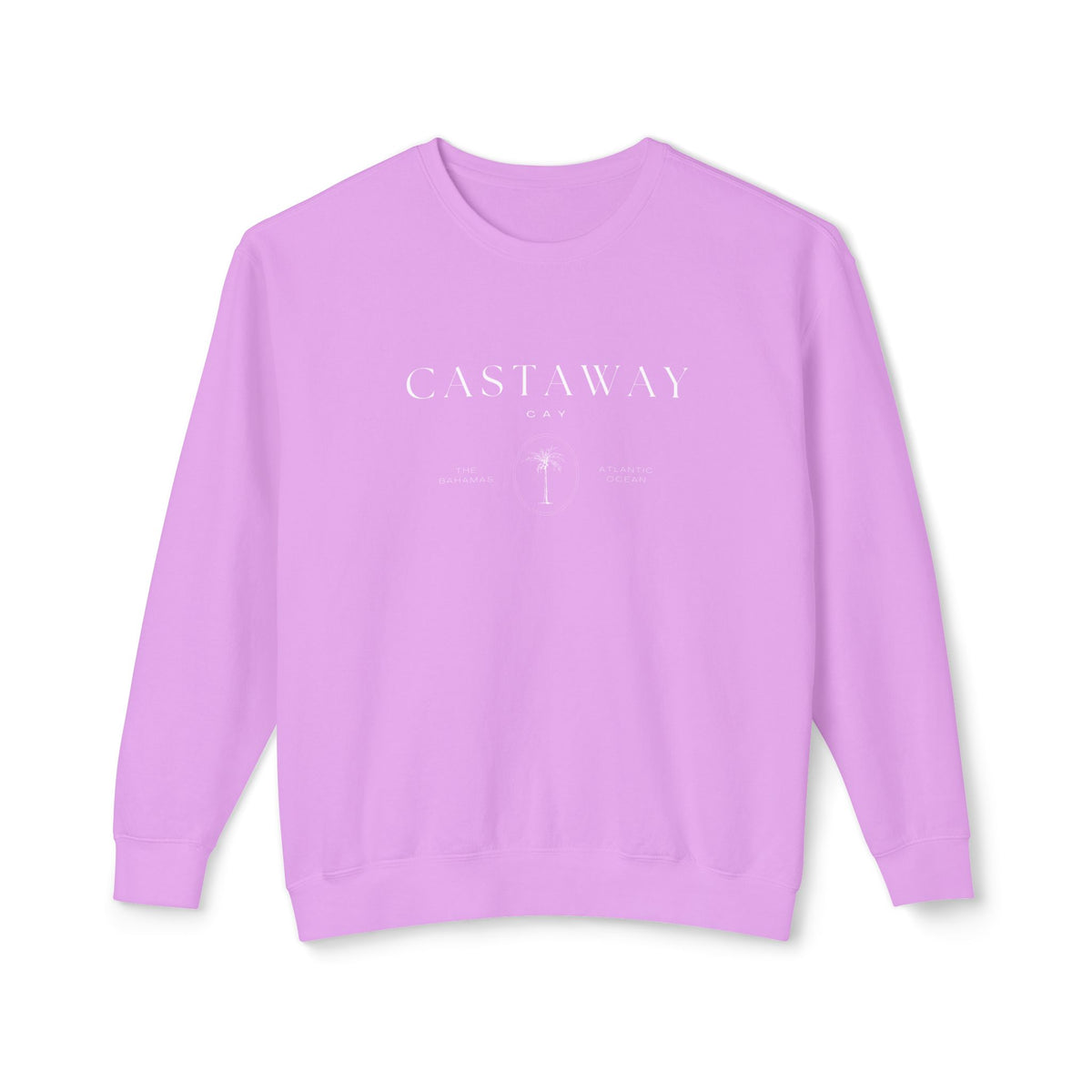 Castaway Cay Unisex Lightweight Comfort Colors Crewneck Sweatshirt