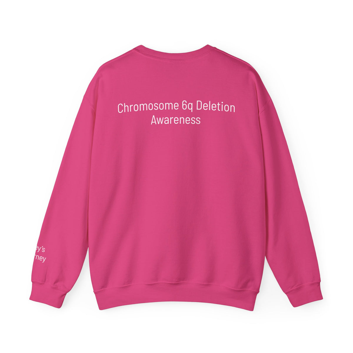 Joey's Journey Chromosome 6q Deletion Awareness Gildan Unisex Heavy Blend™ Crewneck Sweatshirt
