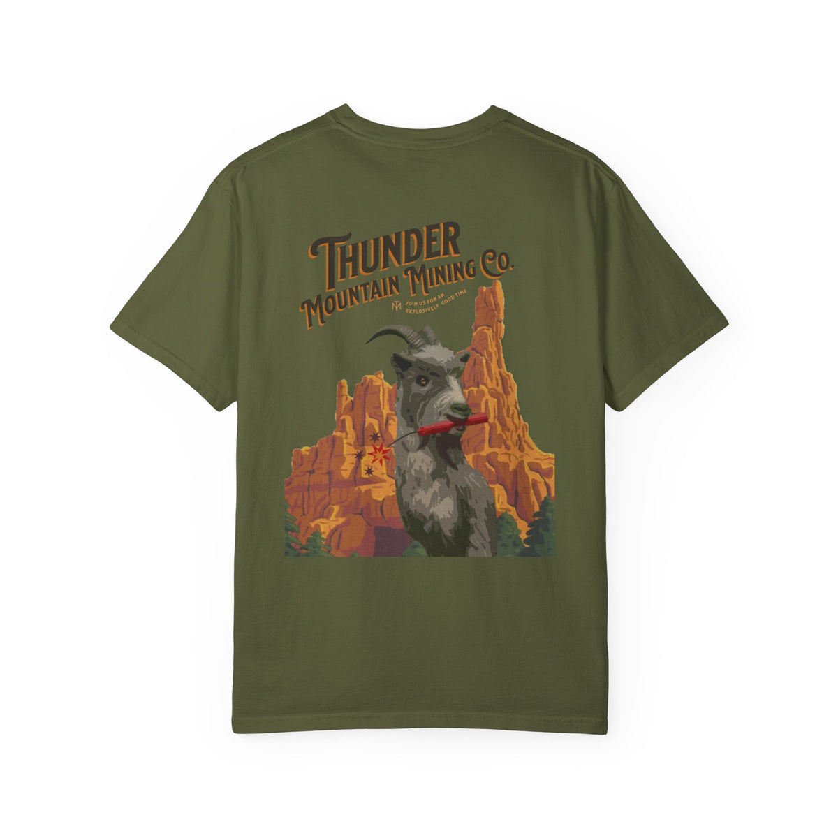 Thunder Mountain Mining Co. Comfort Colors Unisex Garment-Dyed T-shirt