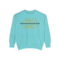 PEW PEW PEW Comfort Colors Unisex Garment-Dyed Sweatshirt