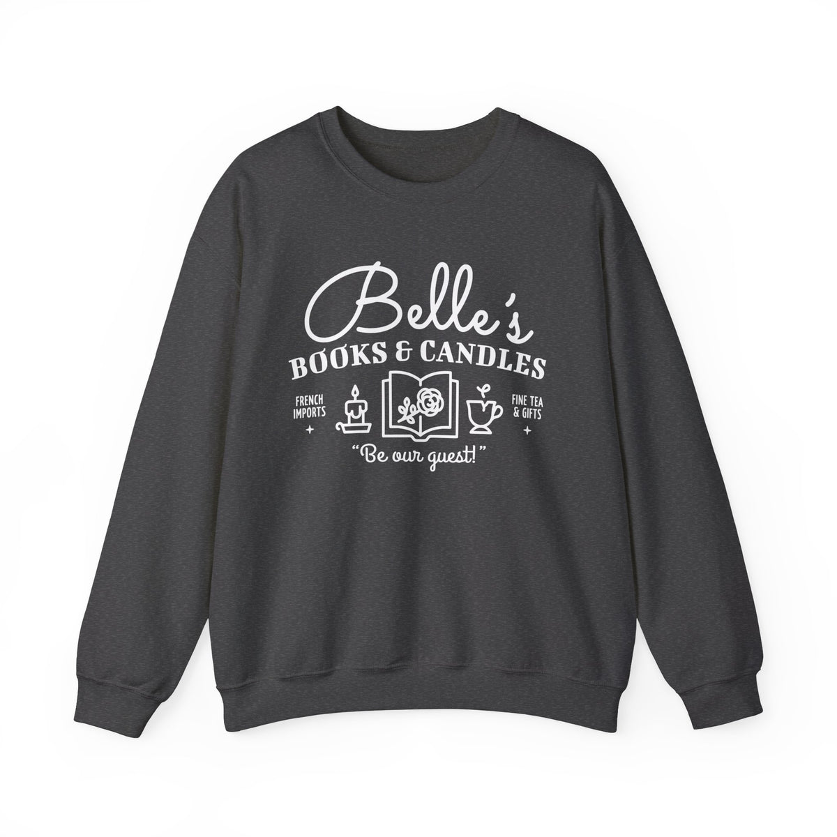 Belle's Books & Candles Gildan Unisex Heavy Blend™ Crewneck Sweatshirt