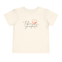 Tubie Graduate Bella Canvas Toddler Short Sleeve Tee
