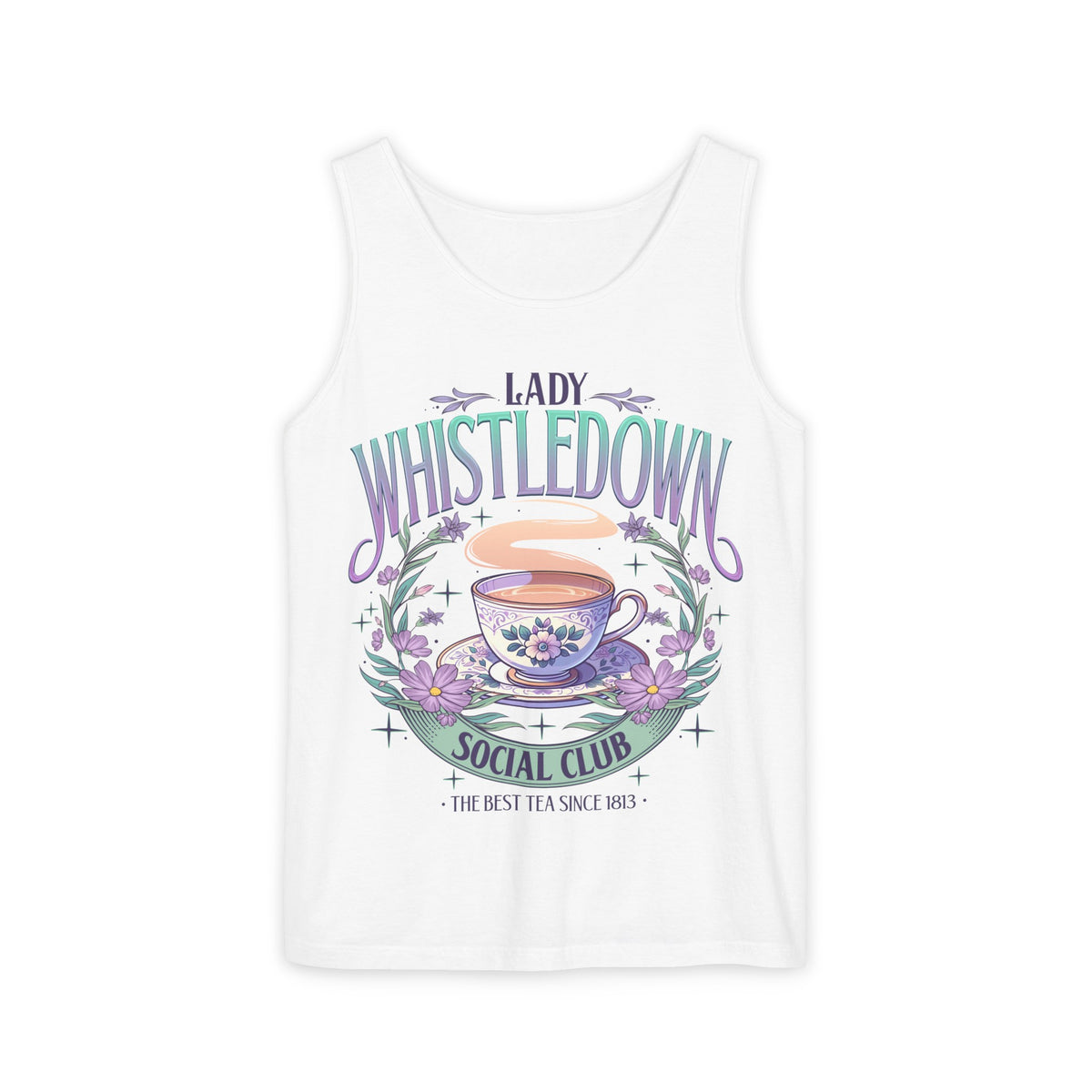 Lady Whistledown Social Club Unisex Comfort Colors Garment-Dyed Tank Top
