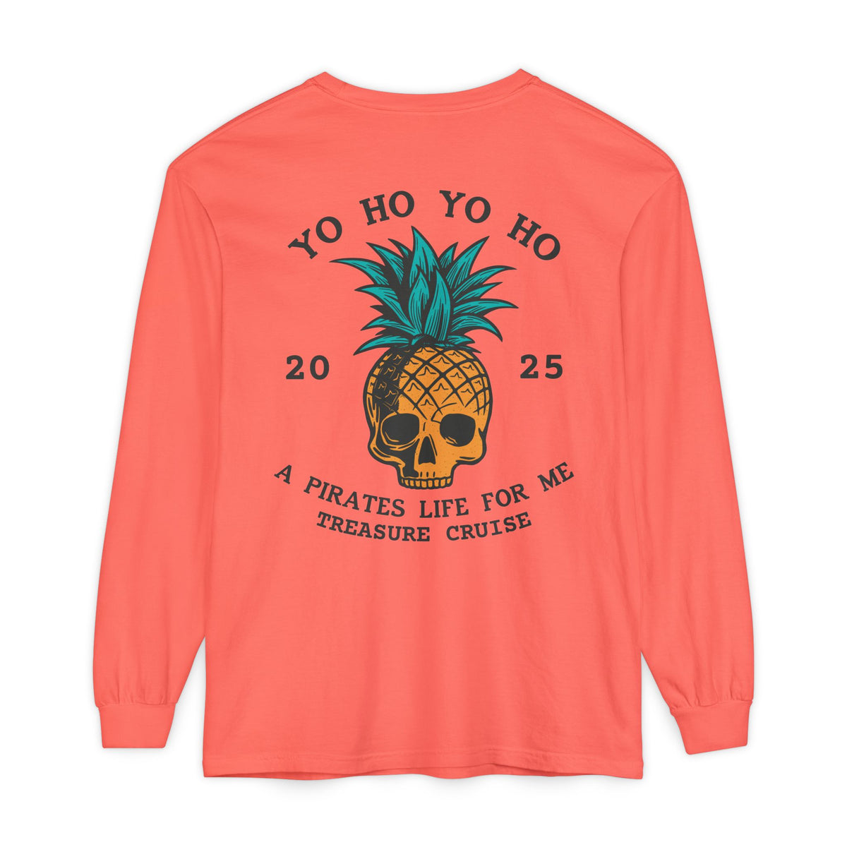Yo Ho Treasure Cruise Comfort Colors Unisex Garment-dyed Long Sleeve T-Shirt