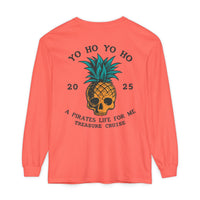 Yo Ho Treasure Cruise Comfort Colors Unisex Garment-dyed Long Sleeve T-Shirt