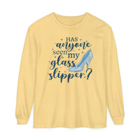 Has Anyone Seen My Glass Slipper? Comfort Colors Unisex Garment-dyed Long Sleeve T-Shirt