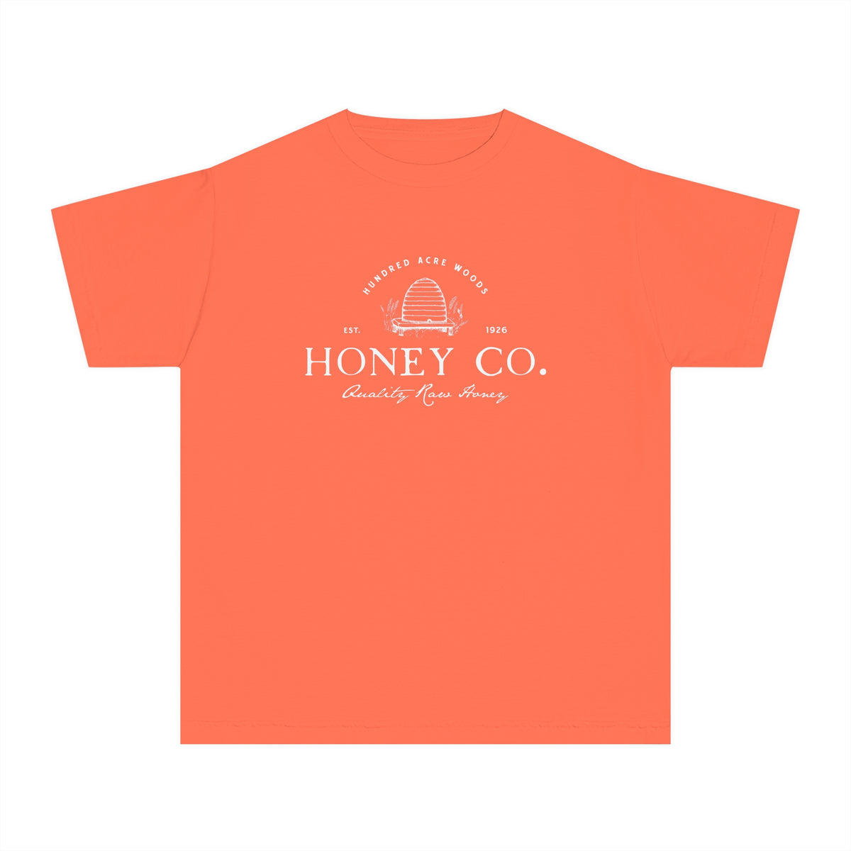 Hundred Acre Woods Honey Co. Comfort Colors Youth Midweight Tee