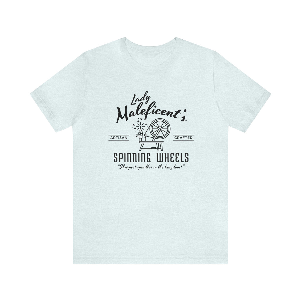 Maleficent’s Spinning Wheels Bella Canvas Unisex Jersey Short Sleeve Tee