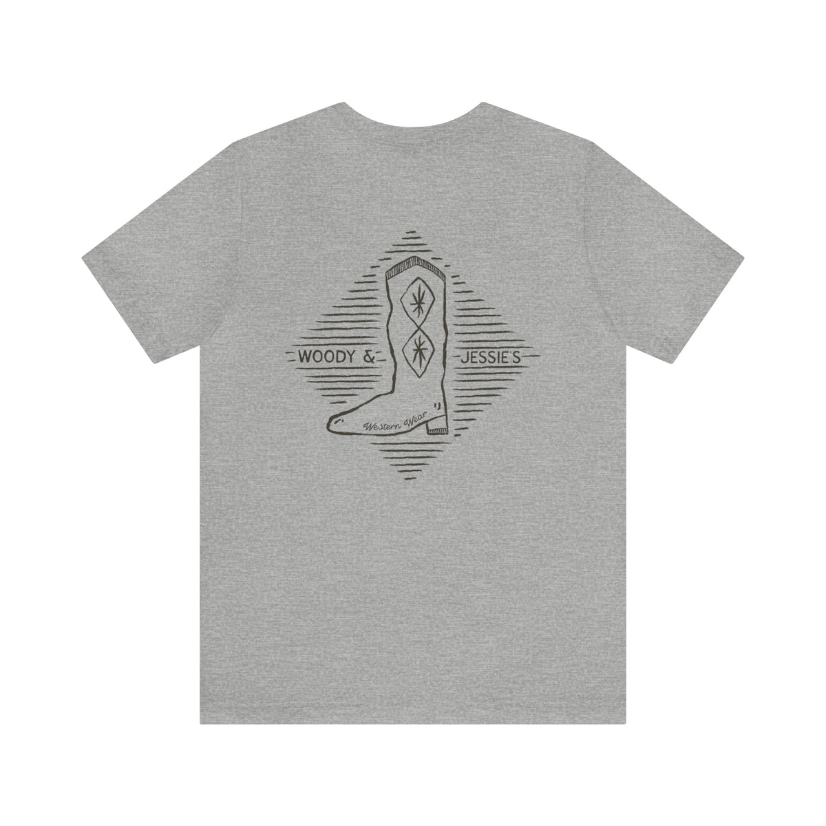 Woody & Jessie's Western Wear Bella Canvas Unisex Jersey Short Sleeve Tee