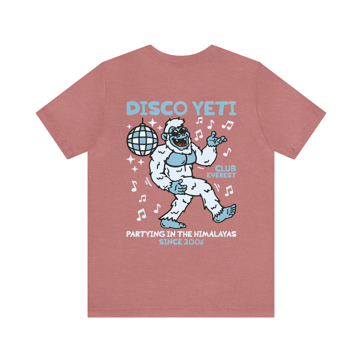 Disco Yeti Bella Canvas Unisex Jersey Short Sleeve Tee