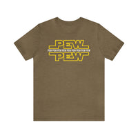 PEW PEW PEW Bella Canvas Unisex Jersey Short Sleeve Tee