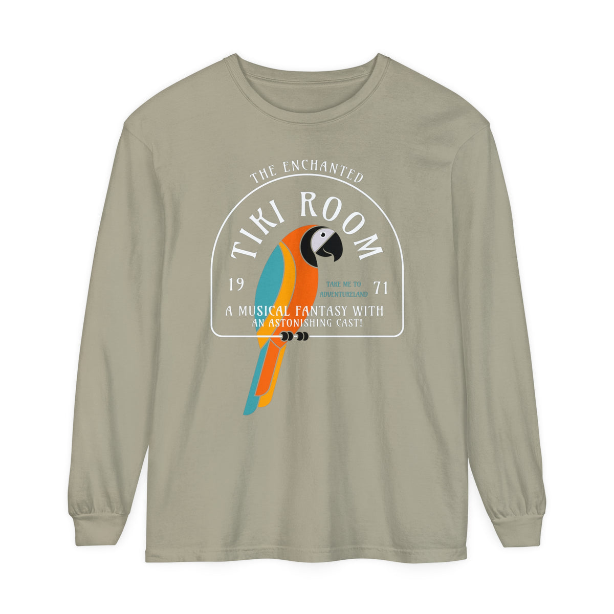 Enchanted Tiki Room Comfort Colors Unisex Garment-dyed Long Sleeve T-Shirt