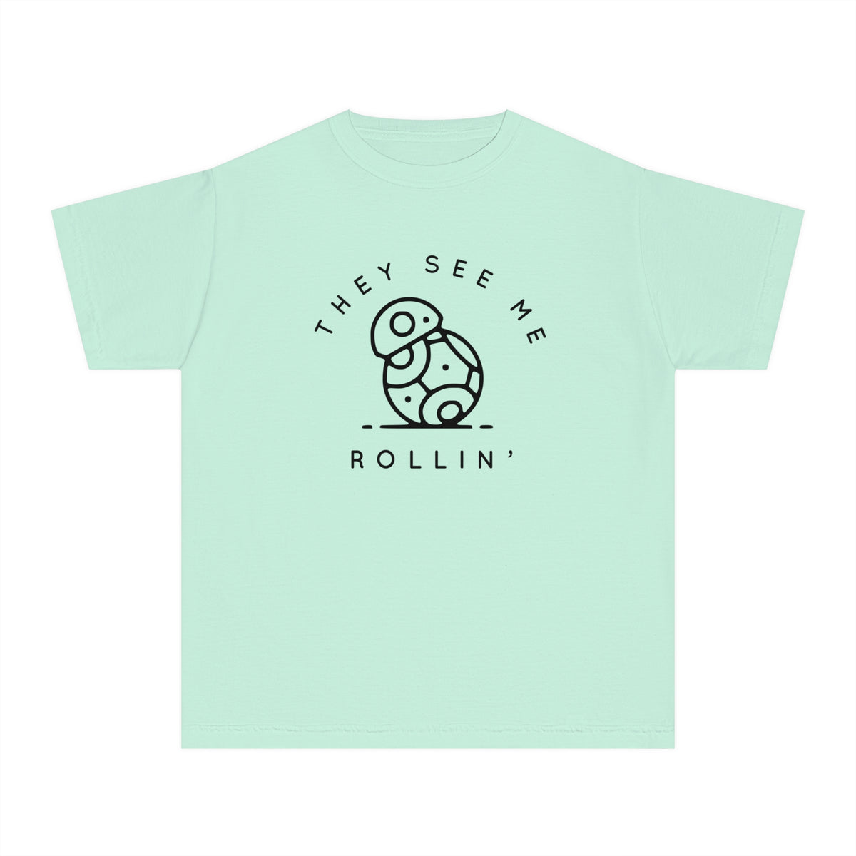They See Me Rollin' Comfort Colors Youth Midweight Tee