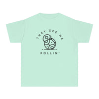 They See Me Rollin' Comfort Colors Youth Midweight Tee