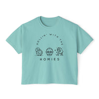 Rollin' with the Homies Comfort Colors Women's Boxy Tee