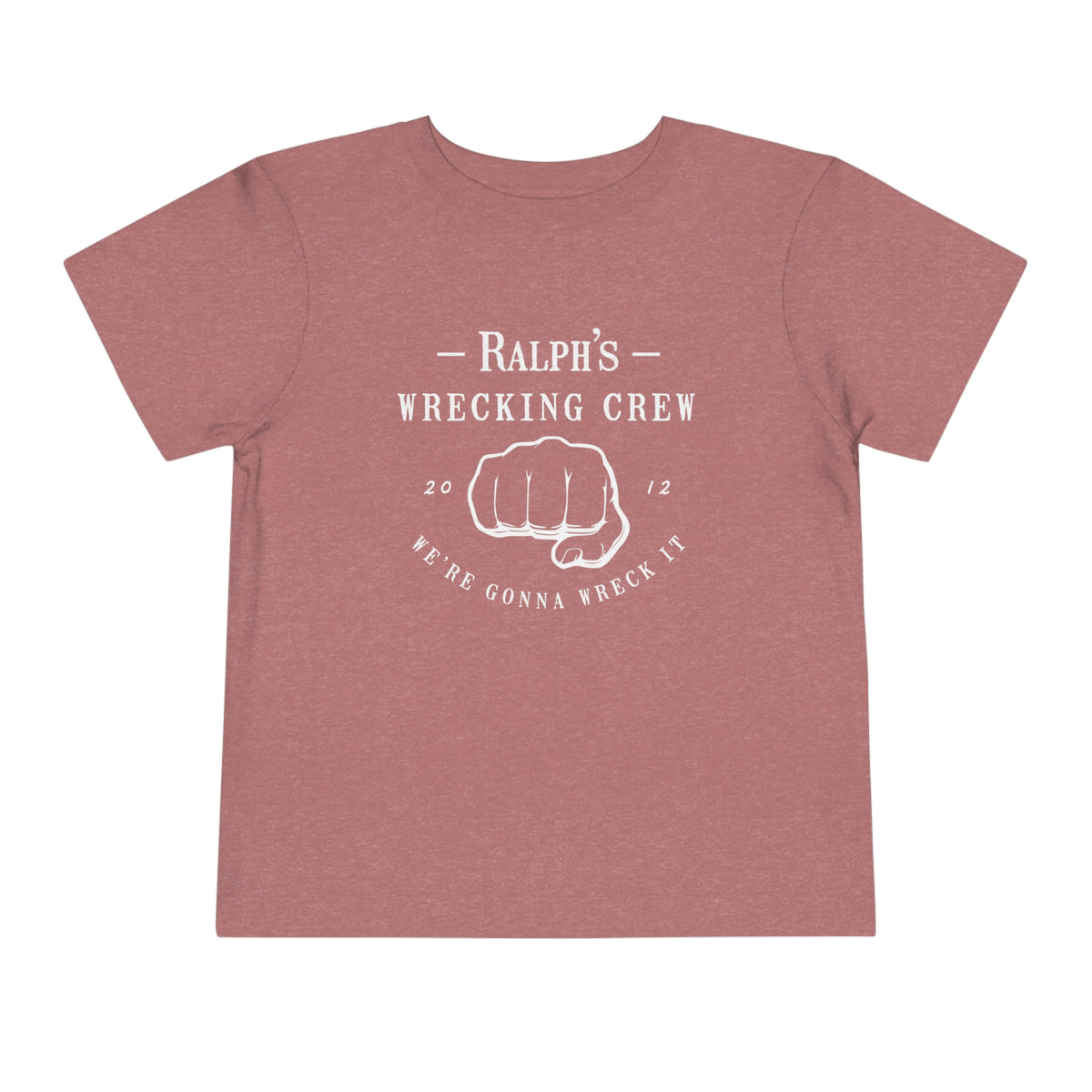 Ralph’s Wrecking Crew Bella Canvas Toddler Short Sleeve Tee