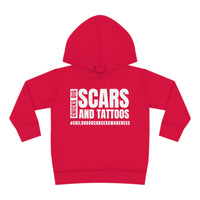 Chicks Dig Scars and Tattoos Toddler Pullover Rabbit Skins Fleece Hoodie