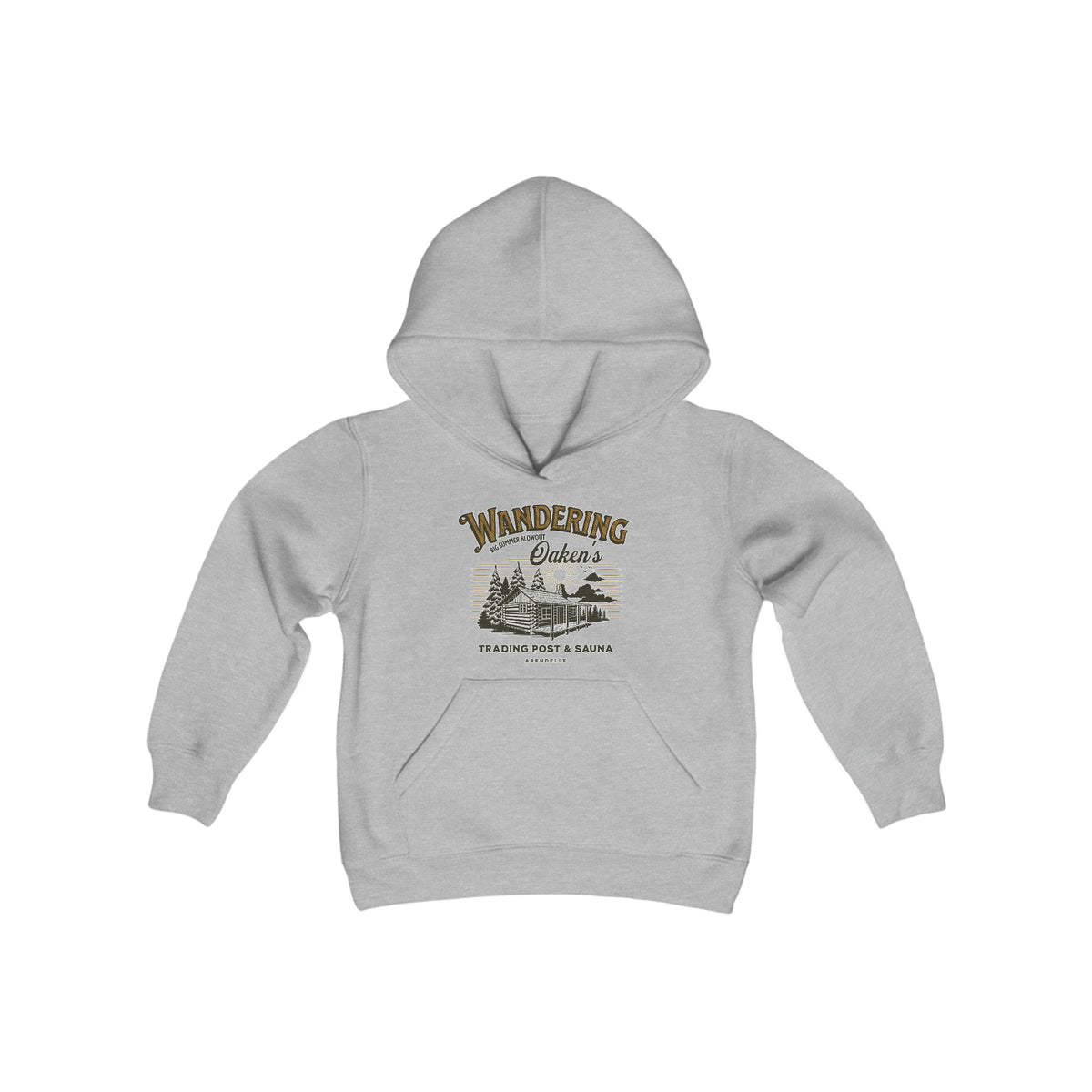 Wandering Oaken’s Trading Post Gildan Youth Heavy Blend Hooded Sweatshirt
