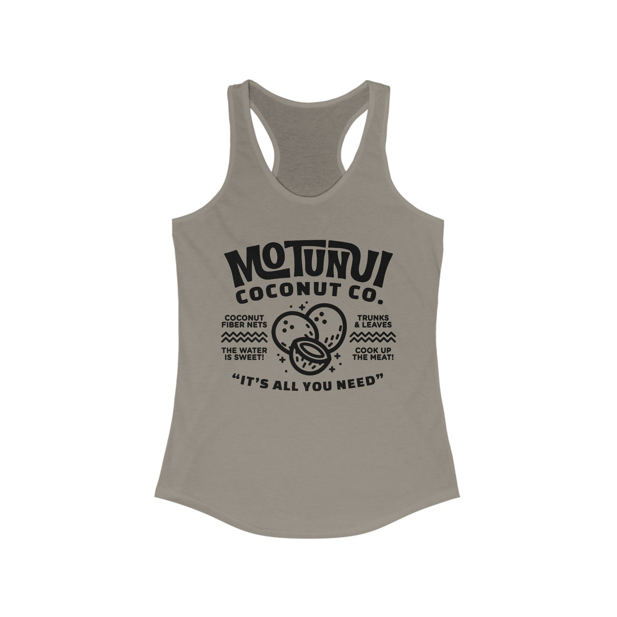 Motunui Coconut Company Women's Ideal Racerback Tank