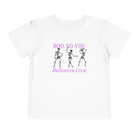 Boo To You Halloween Crew Bella Canvas Toddler Short Sleeve Tee